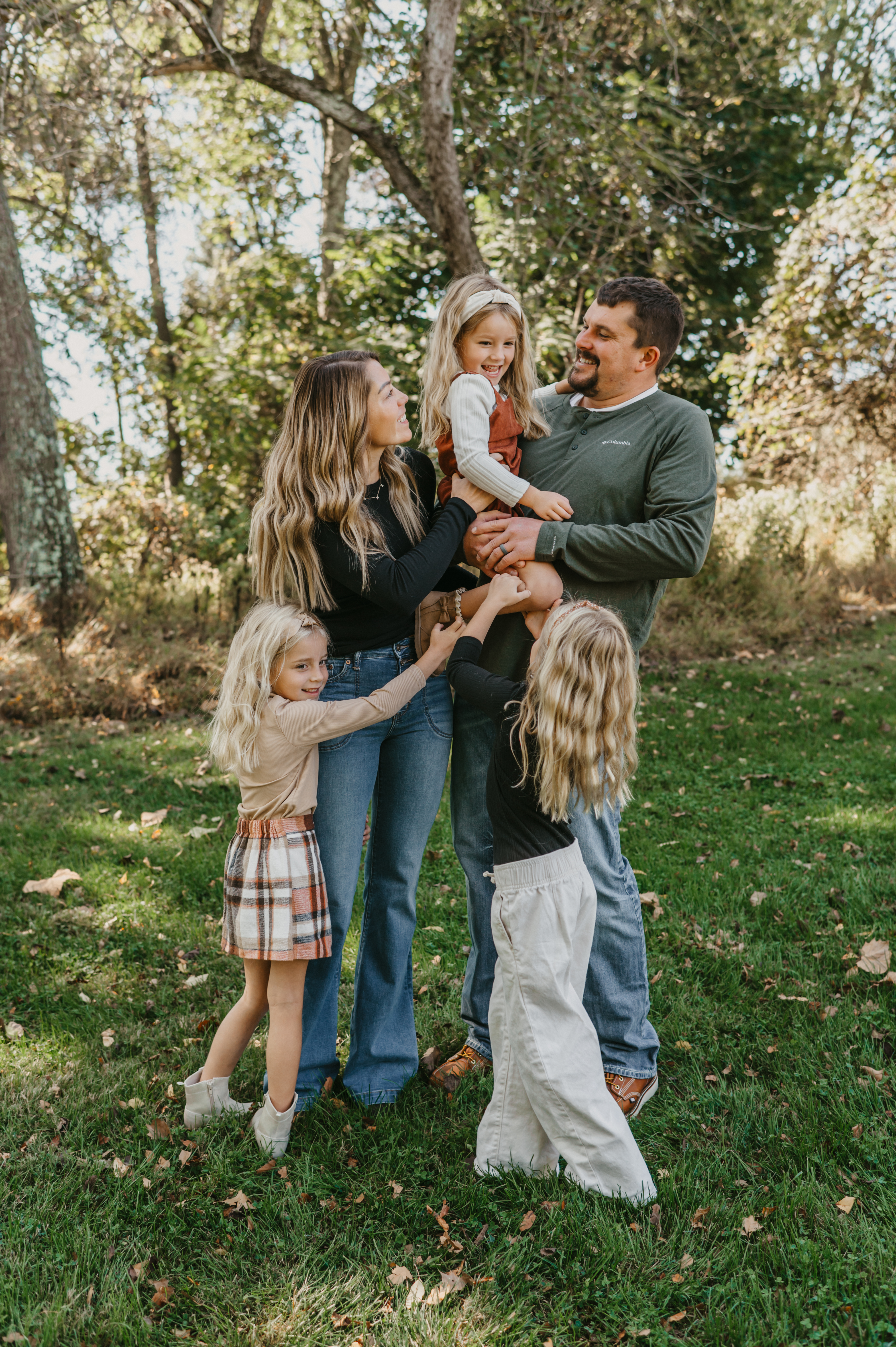 Logan Stewart and family